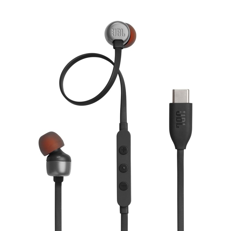 JBL Earphones Type-C with Mic Tune 310C, Black