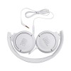 JBL On-Ear Headphones with MIC Tune 500, White