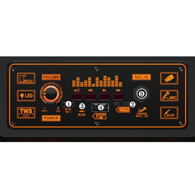 Jokade Party Speaker JD032, 20W, 8