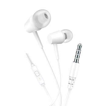 Jokade Earphones 3.5mm with Mic JD061, White