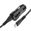Jokade Car Charger 2*USB-A with Cable USB-A to Type-C 3.4A JH010, Black