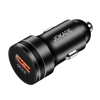 Jokade Car Charger 1*USB-A 18W JH039, Black