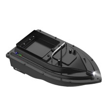 GPS Fishing Bait Boat with Large Bait Container with 500M Remote Range, Black