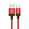 Jokade Cable USB to Type-C Junlian 5A 1m JA001, Red Jokade Cable USB to Type-C Junlian 5A 1m JA001, Red