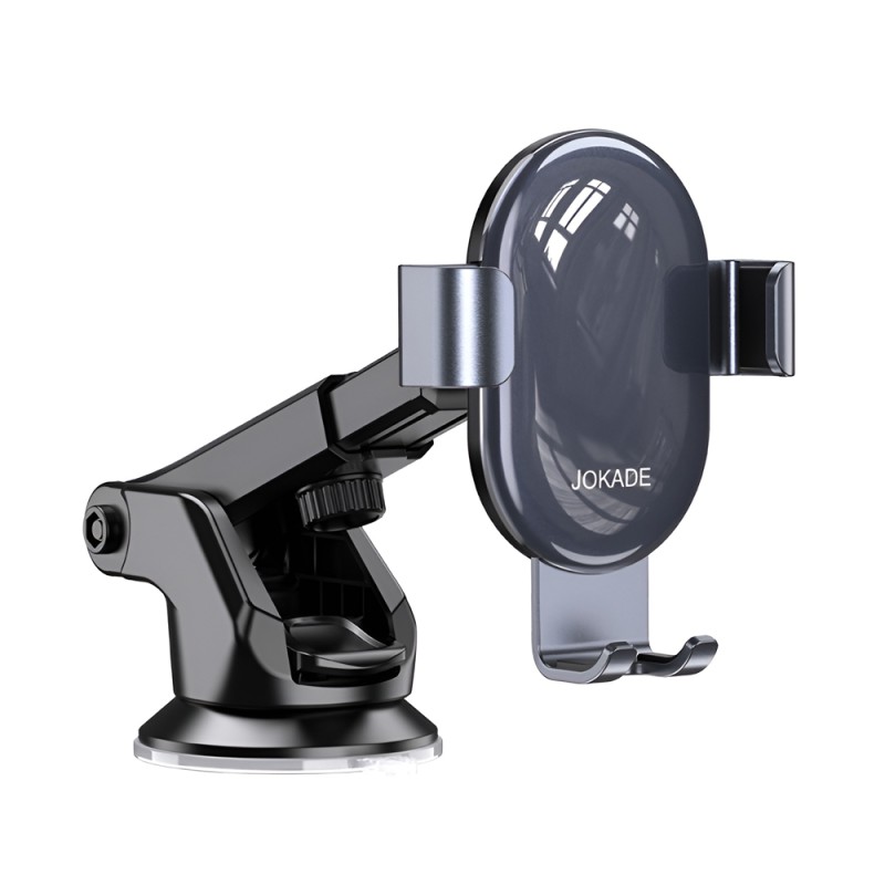 Jokade Car Holder Suction Cup Telescopic Gravity JE037, Black