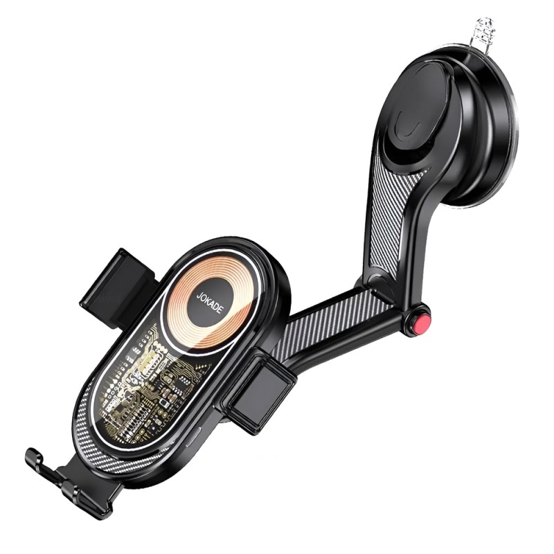 Jokade Car Holder Wireless Automatic Air Outlet Folding 15W JH022, Black