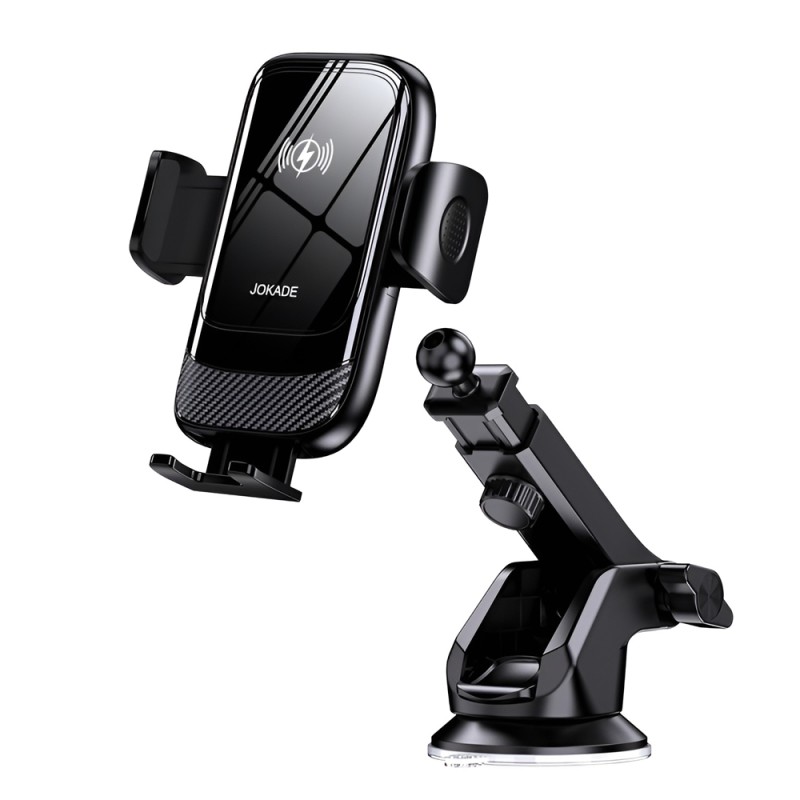 Jokade Car Holder Wireless Automatic 15W JH034, Black