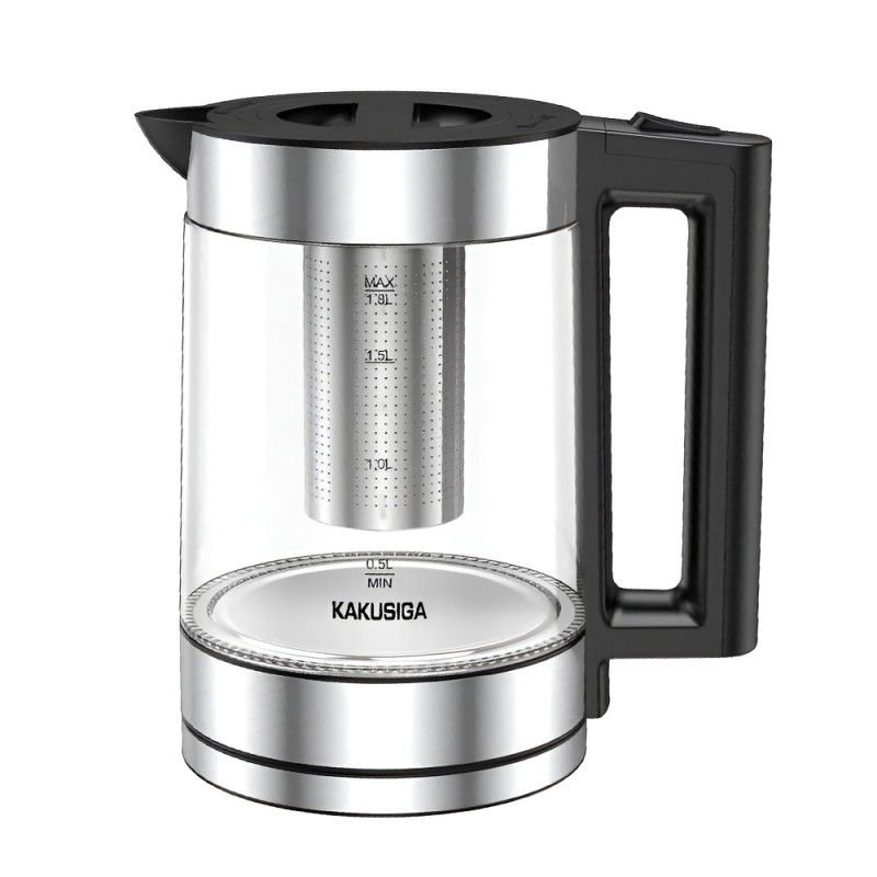 Electric Kettle, 1500W, 1,8L INOX KSC-1507, Silver