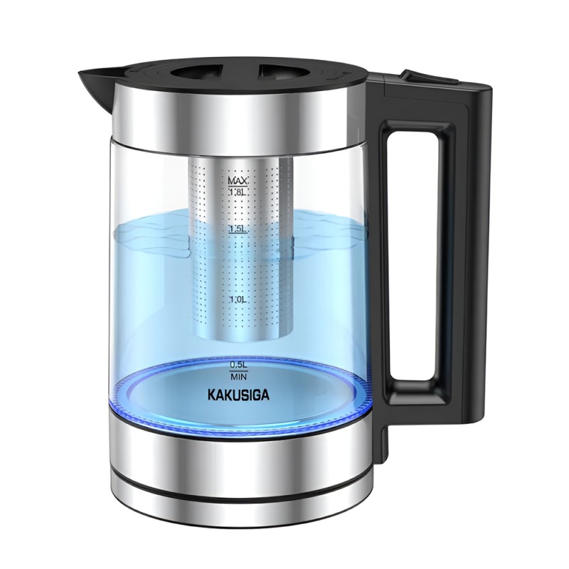 Electric Kettle, 1500W, 1,8L INOX KSC-1507, Silver