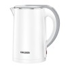 Electric Kettle, 1500W, 1,8L INOX KSC-1573, White