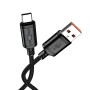 Jokade Cable USB to Type- C 3A 1.2m Intelligent Power-off JA049, Black