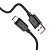 Jokade Cable USB to Type- C 3A 1.2m Intelligent Power-off JA049, Black