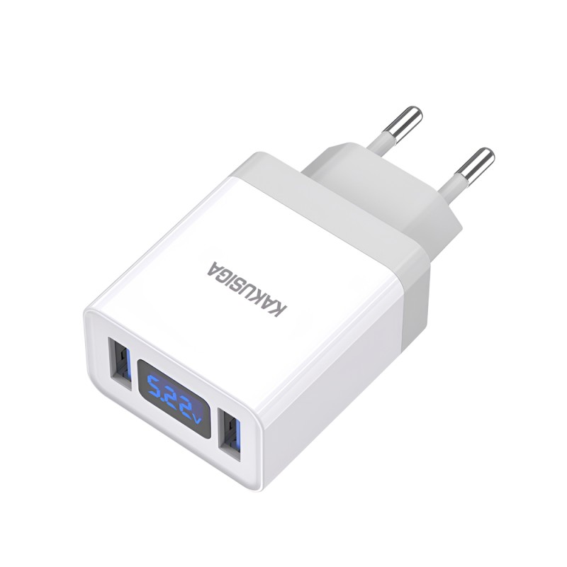 Ksiga Wall Charger Dual Port KSC-756 Bangneng, White