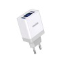 Ksiga Wall Charger Dual Port KSC-756 Bangneng, White