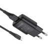 Jokade Wall Charger with Cable USB to Micro-USB Single Port 3A Kaer, Black