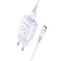Jokade Wall Charger with Cable USB to Type-C Single Port 3A Kaer, White