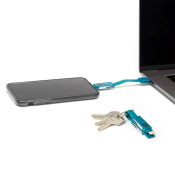 Keychain Charging Cable 6 in1,