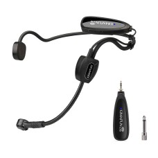 Kimafun Wireless Microphone 2.4GHz KM-G100-1, Black