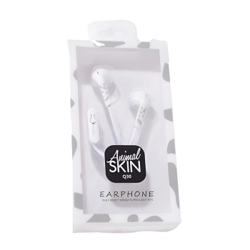 Keeka Earphones 3.5mm Q30, Silver