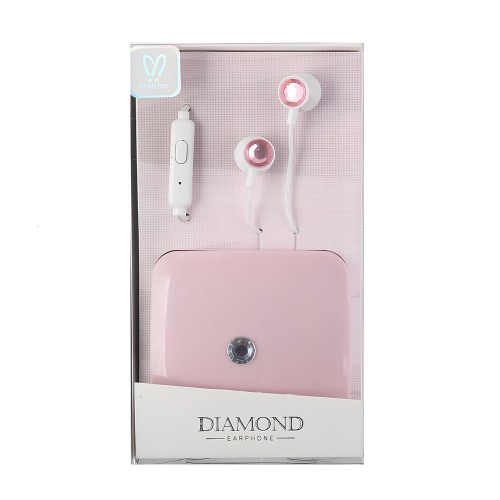 Keeka Earphones 3.5mm Q35, Pink