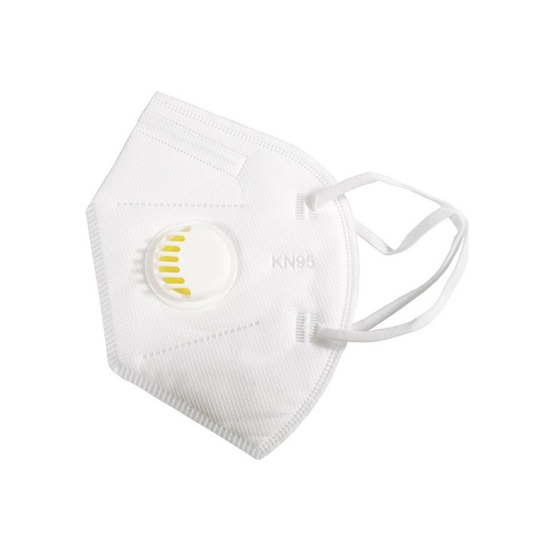 KN95 Disposable Protective Masks with 5 Layers + Valve/ Masca faciala de unica folosinta KN95 + Supapa