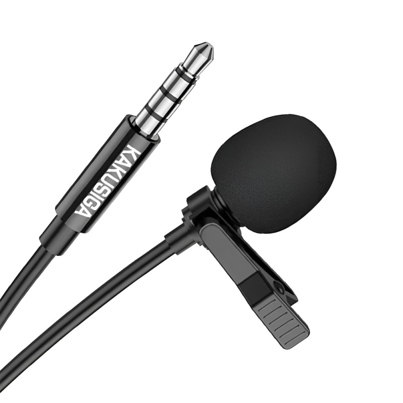 Ksiga Wired Lavalier KSC-762 3.5mm 2M, Black