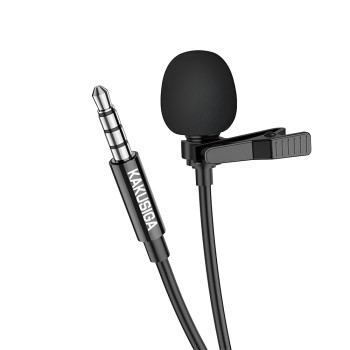 Ksiga Wired Lavalier KSC-762 3.5mm 2M, Black