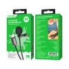 Ksiga Wired Lavalier KSC-763 Type-C 2M, Black