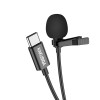 Ksiga Wired Lavalier KSC-763 Type-C 2M, Black