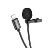 Ksiga Wired Lavalier KSC-764 Lightning 2M, Black