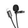 Ksiga Wired Lavalier KSC-764 Lightning 2M, Black