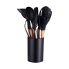 Kitchen Utensils 12 Pcs Set (Small Size), Black