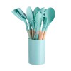 Kitchen Utensils 12 Pcs Set (Small Size), Light Blue