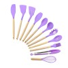 Kitchen Utensils 12 Pcs Set (Small Size), Lilac