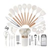 Kitchen Utensils 44 Pcs Set, White
