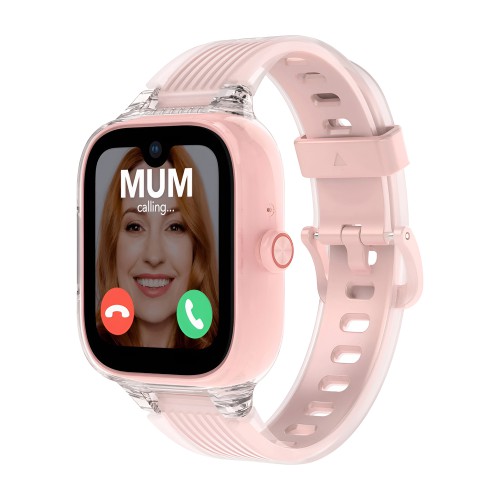 Lagenio Kids Smart Watch 4G, Amoled Display, 5MP Camera, K2, Pink