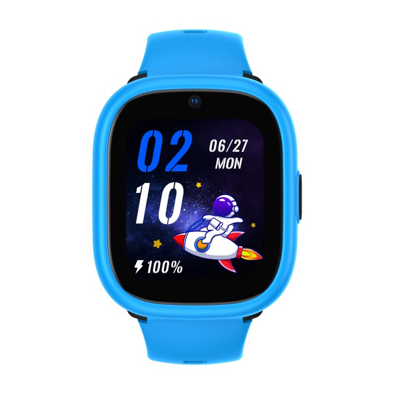 Lagenio Kids Smart Watch 4G, K3, With 2 Straps Blue and Black
