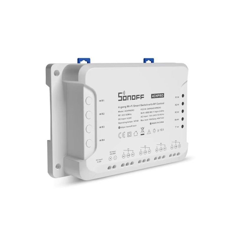 Sonoff Wi-Fi 4-Gang Smart Switch with RF Control 4CHPROR3