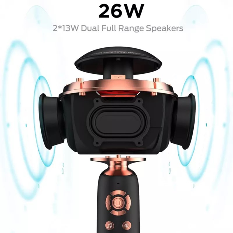 Monster Karaoke Microphone Superstar M97, Black