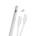 Tucano Stylus Pen Active Magnetic for iPad 7/8/9/10th gen | Air 10.9 4/5th gen | Pro 11 3/4th gen | Pro 12.9 5/6th gen | iPad Mini, Silver