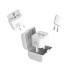 Yesido Universal Charger Plug Convertor MC25, White