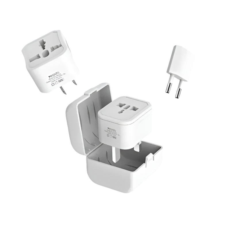 Yesido Universal Charger Plug Convertor MC25, White