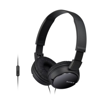 SONY On-Ear Headphones with MIC 3.5mm MDR-ZX110AP, Black