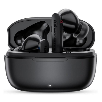 Monster TWS Earphones N-Lite Clear Talk, Black