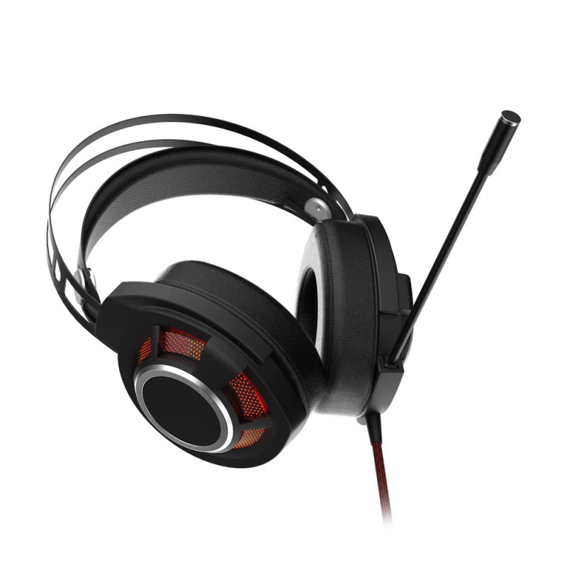 Monster Gaming Headset USB RGB Mission V1, Black