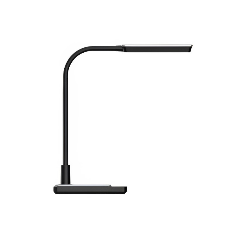 Maxcom Led Lamp ML3100 with 10W Inductive Charger Black