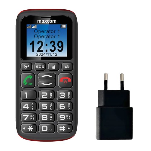 Maxcom MM428L Black + charger