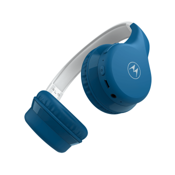 Motorola On-Ear Headphones with MIC Bluetooth MOTO JR300, Blue