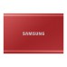 External SSD 1TB Samsung T7, USB 3.2, Red