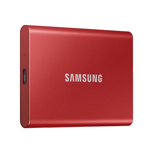 External SSD 1TB Samsung T7, USB 3.2, Red